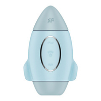 Голубой вакуумный стимулятор клитора 10см Satisfyer Mission Control 4060071