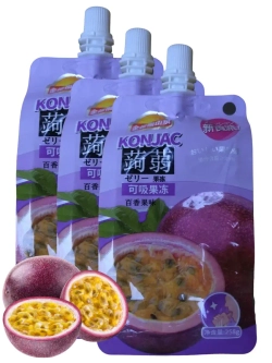 Желе питьевое Konjak со вкусом Маракуйи 258 г * 3 шт