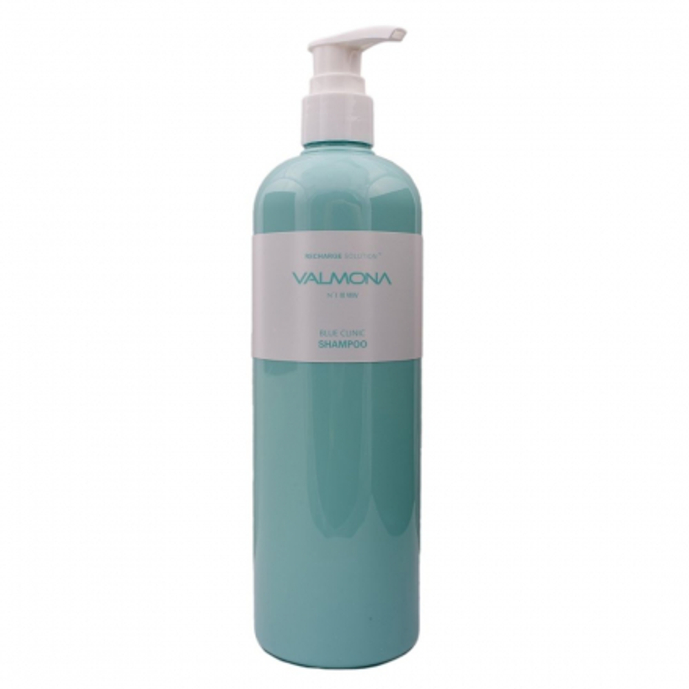 [VALMONA] Шампунь для волос УВЛАЖНЕНИЕ Recharge Solution Blue Clinic Shampoo, 480 мл
