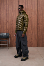 Куртка Nothomme Blue Ultra-Lightweight Water-Repellent Baffled Down Jacket "Olive Green"