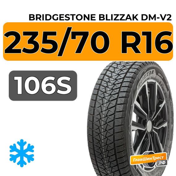 Bridgestone Blizzak DM-V2 235/70 R16 106S