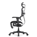 Кресло FALTO Ergohuman Ultra с подножкой ( чёрный каркас /сетка чёрный T-168-B1 Black )