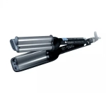 Hairway Плойка тройная Black & Silver Line