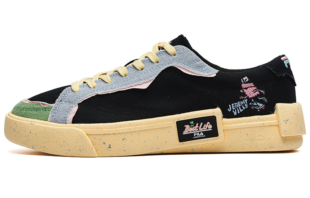 FILA FUSION X Jeremyville "Black Grey" Women"s