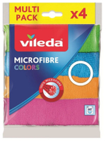 САЛФЕТКА МИКРОФИБРА VILEDA COLOR (4ШТ)