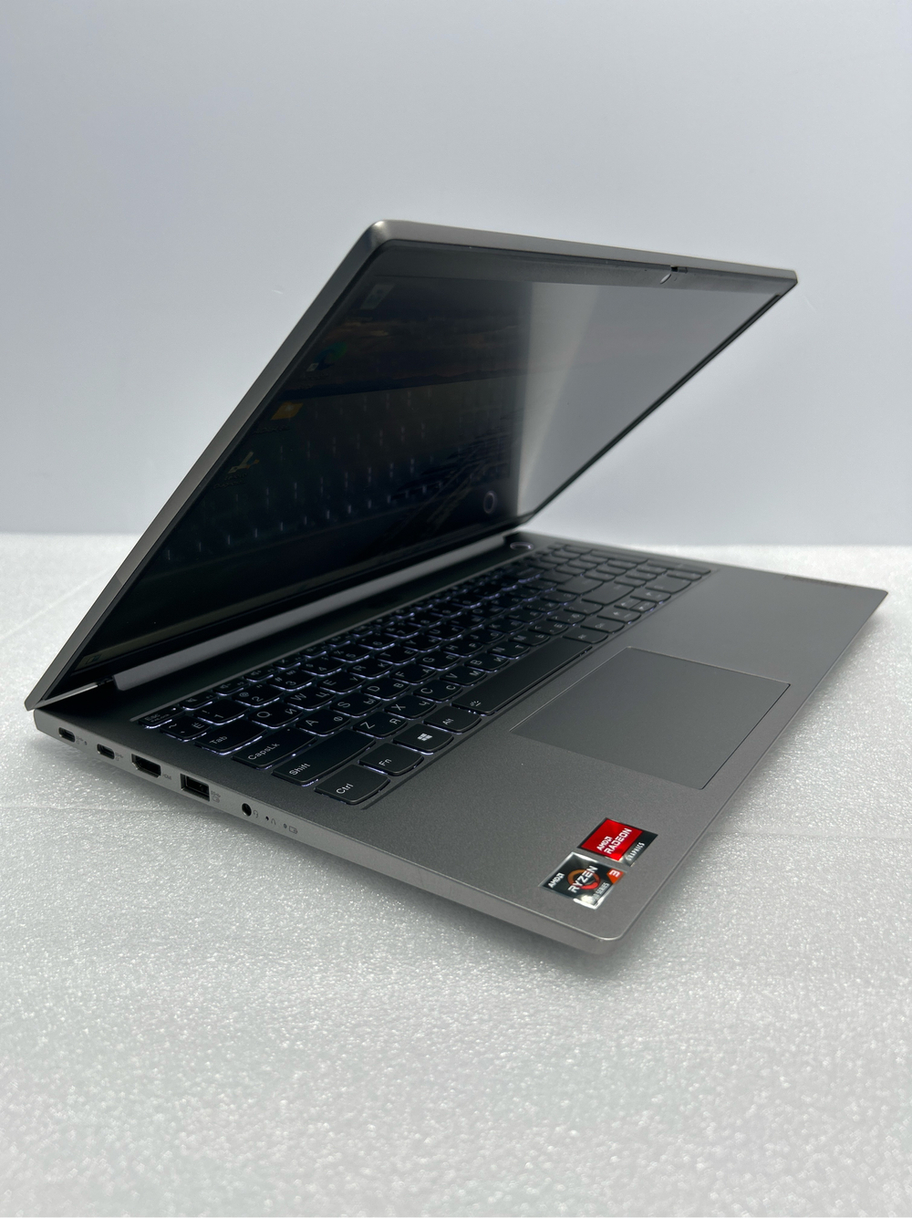 Ноутбук Lenovo ThinkBook 15 G3 ACL (21A40032RU) 15.6"/Ryzen 3 5300U/RAM 8 GB/SSD 256 GB/ AMD Radeon Graphics/1920x1080/IPS/DOS/Подсветка кл-ры: LED/ Серый. Состояние: A1
