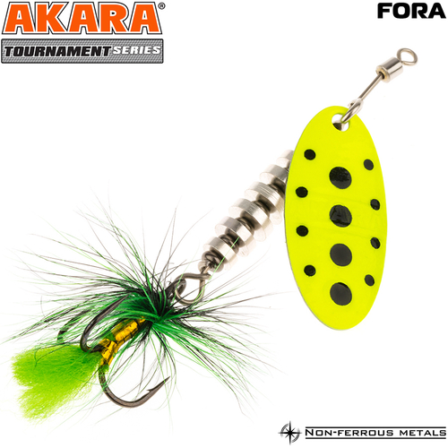 Блесна вращающаяся Akara Tournament Series Fora 2 8 гр. 2/7 oz. A40