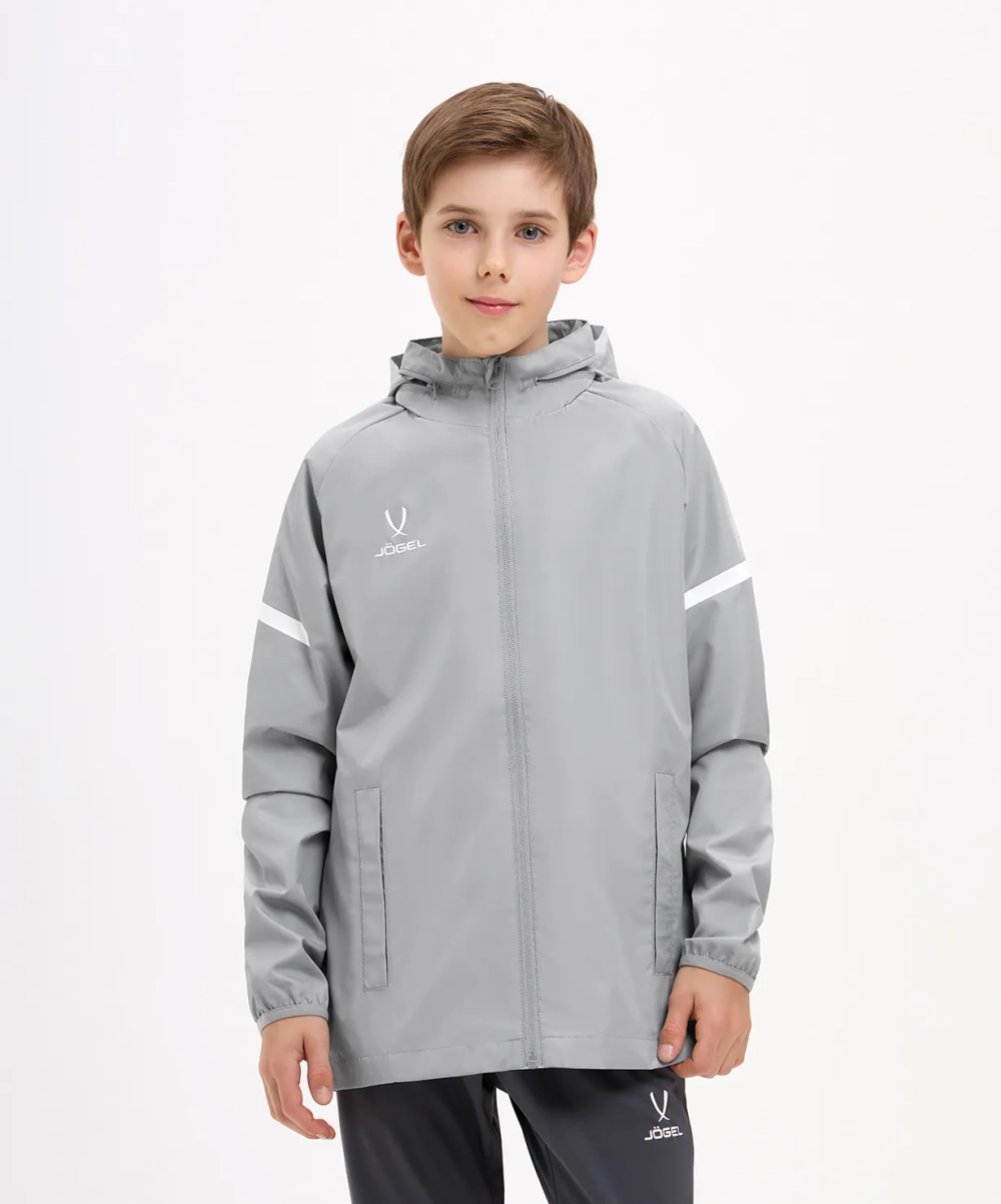 Куртка ветрозащитная CAMP 2 Rain Jacket, серый, детский