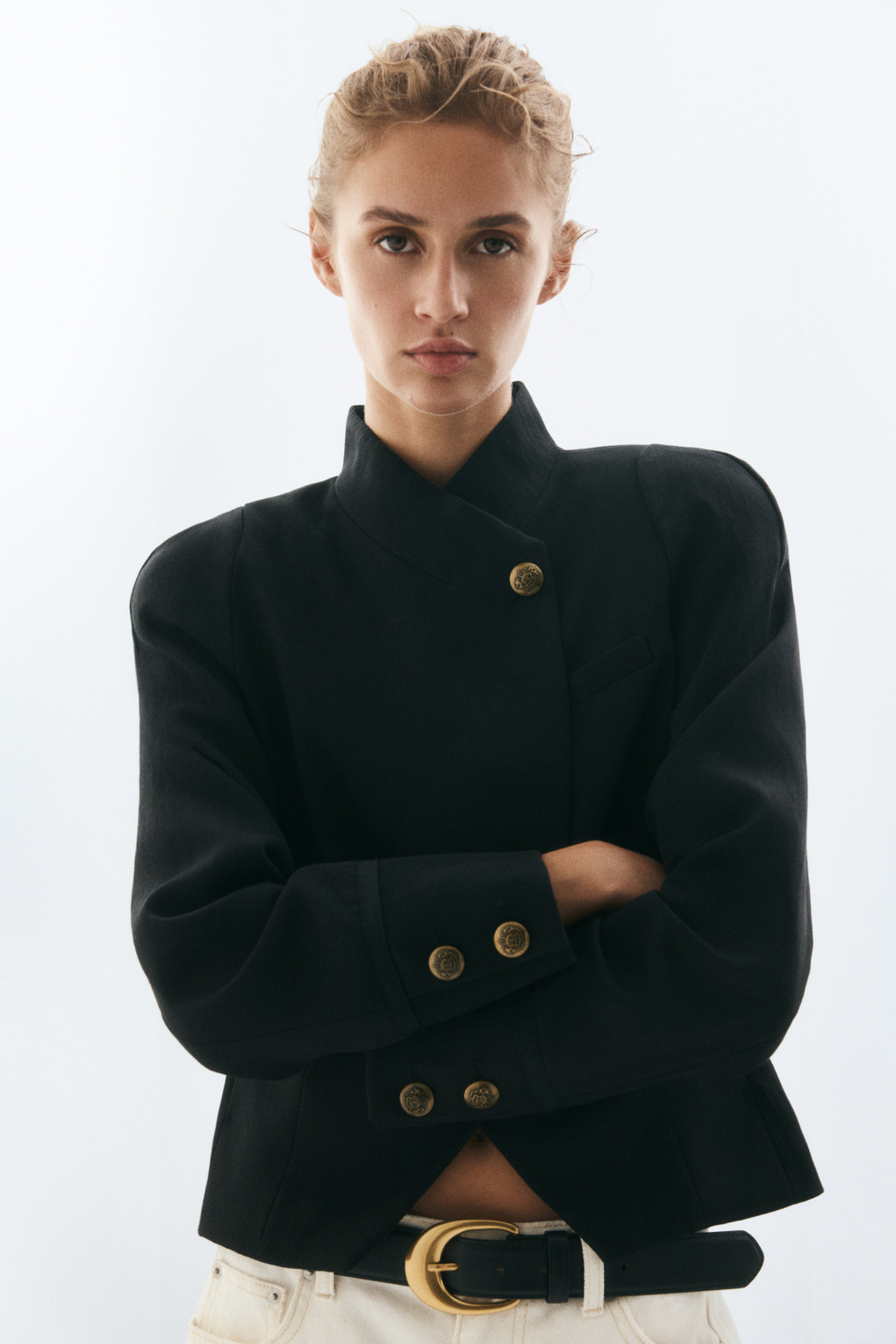 Жакет с подплечниками - H&M