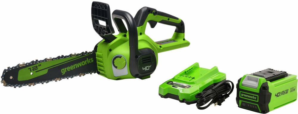 Цепная пила аккум.Gen II GREENWORKS 40В,30 см,3/8-1,1-45,без АКБ и ЗУ (2007807)