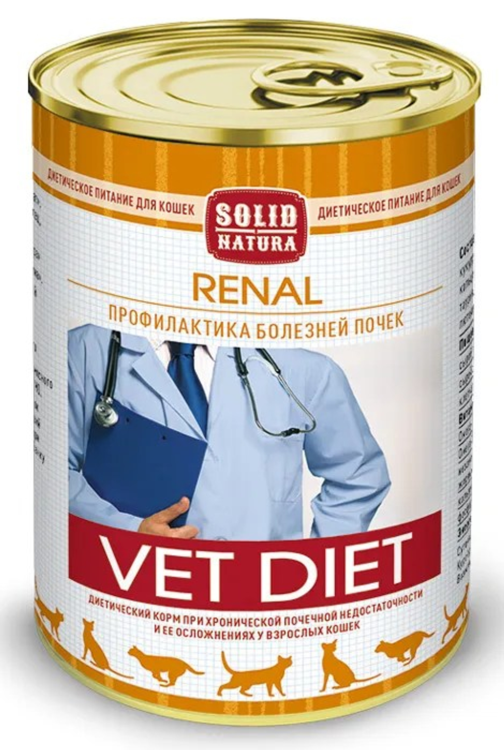Solid Natura VET Renal консерва для кошек 340 г