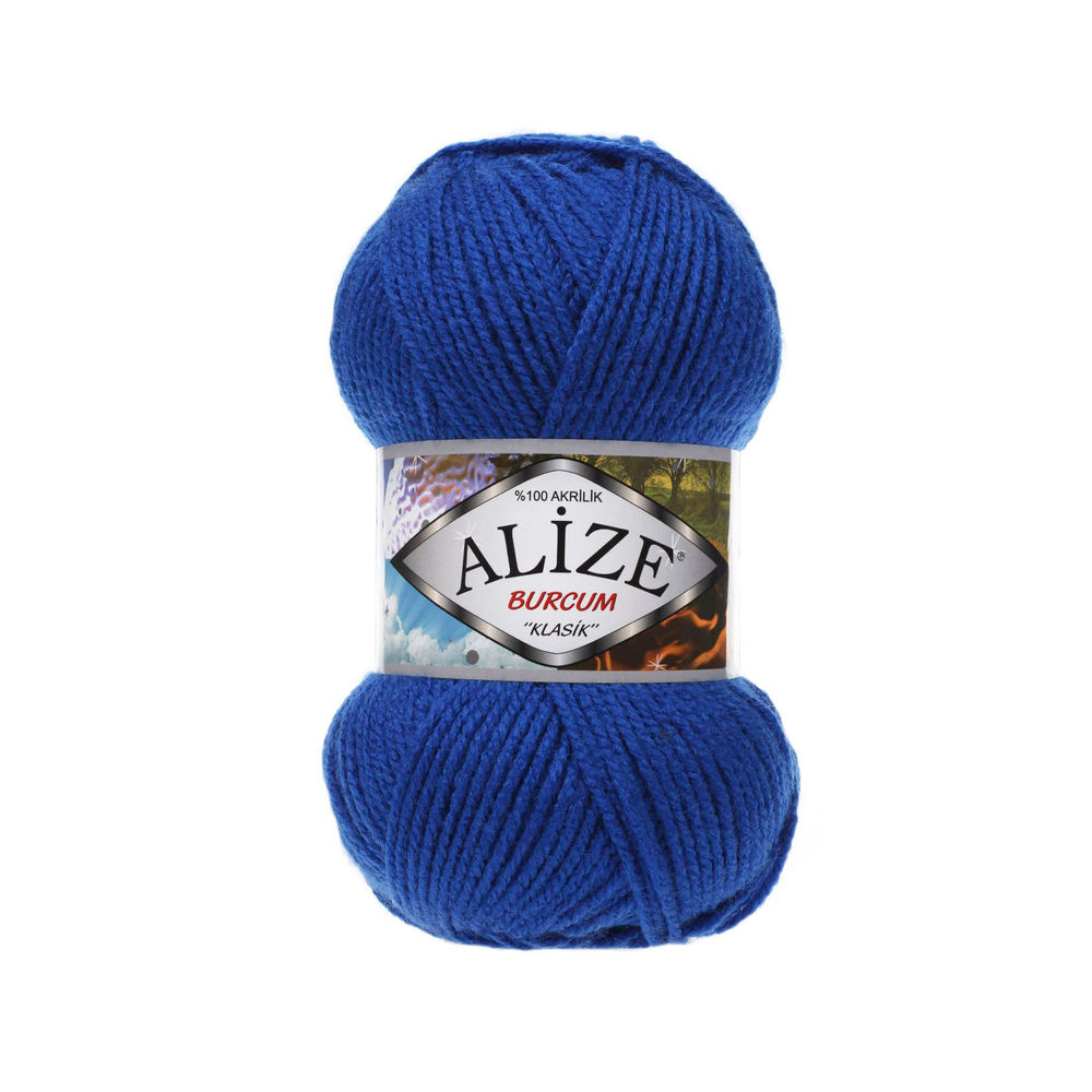 Бурджум классик (Burcum klasik) пряжа Alize 100%акрил 5х100г/210м (141 василёк)