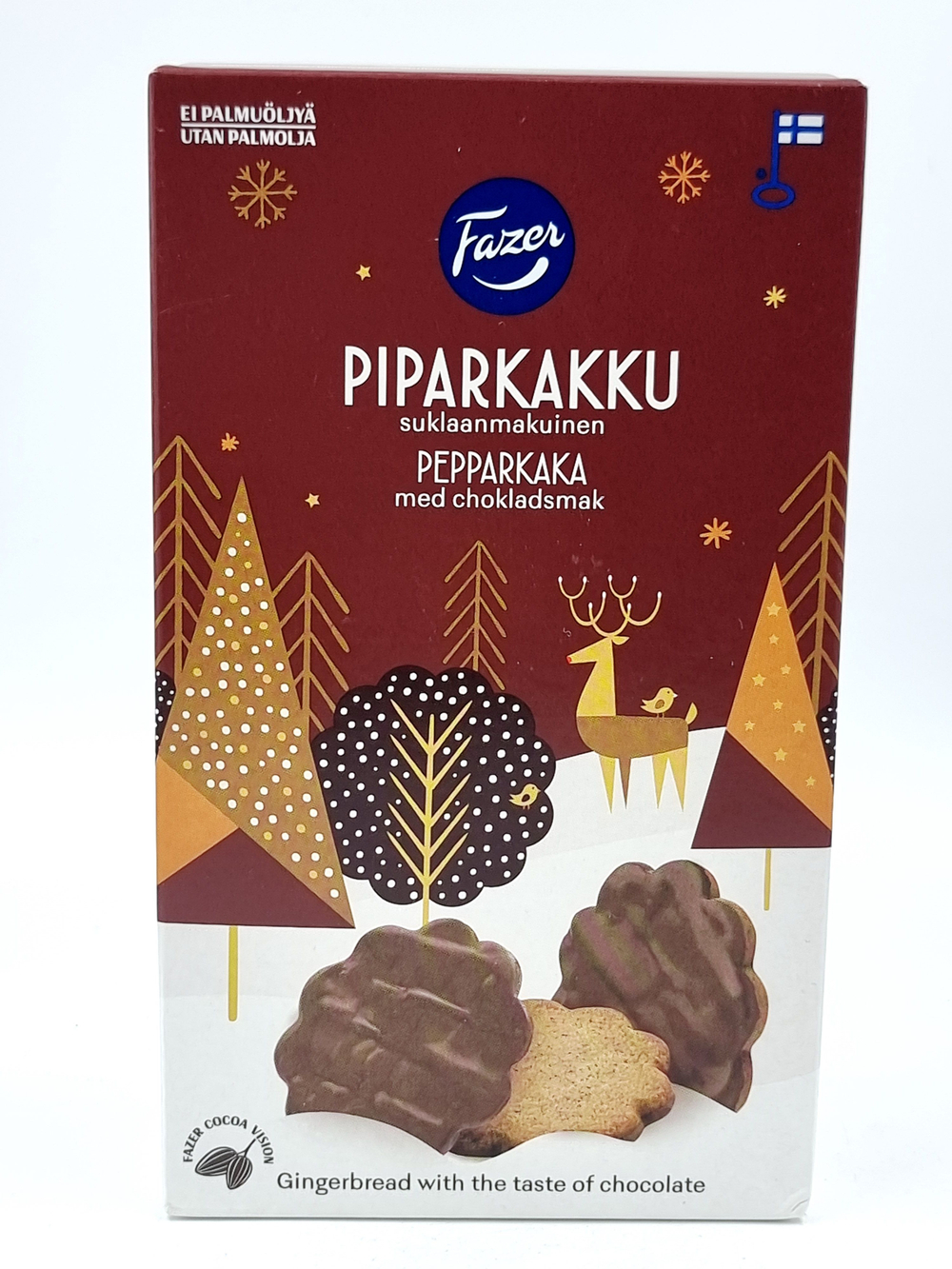 Имбирное печенье в шоколаде Fazer 175 г (из Финляндии)
