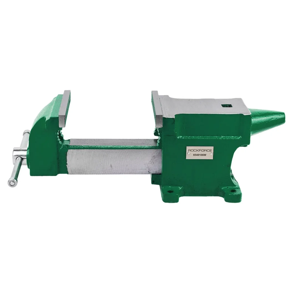 Тиски стальные с наковальней 6''150мм RockFORCE RF-6540106W