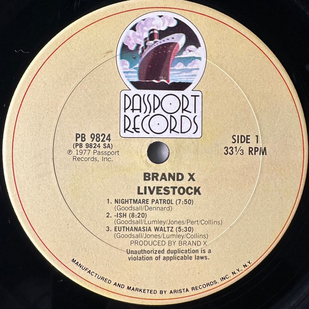 Brand X – Livestock (США 1977г.)