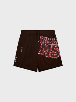 Шорты Cactus Jack Travis Scott x Mitchell & Ness Mississippi State Bulldogs Basketball Brown