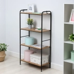 Стеллаж «Валенсия 24W», 65,5×30×120,5 см, цвет чёрный