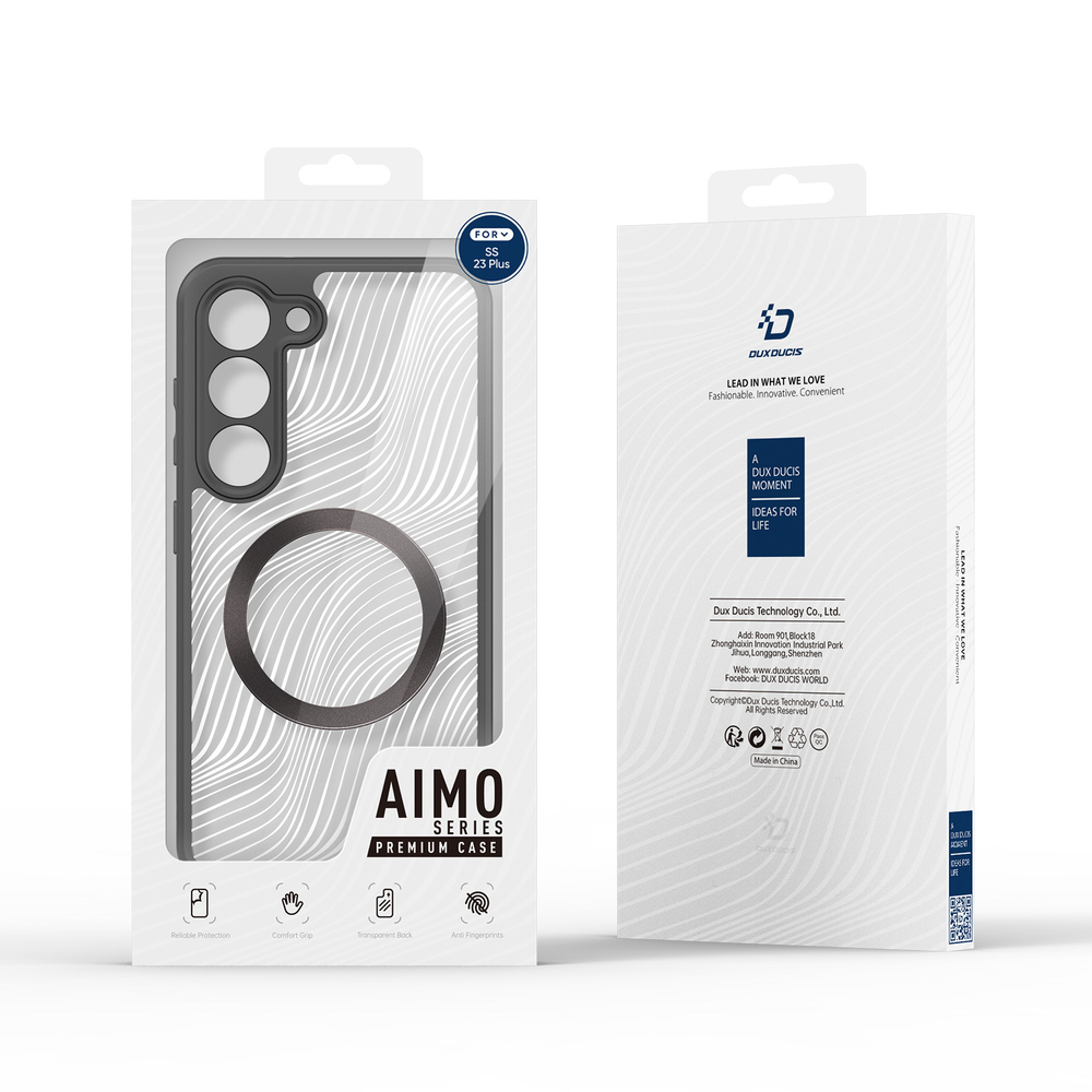 Чехол с MagSafe от Dux Ducis для Samsung Galaxy S23+ Плюс, серия Aimo Mag Series Case