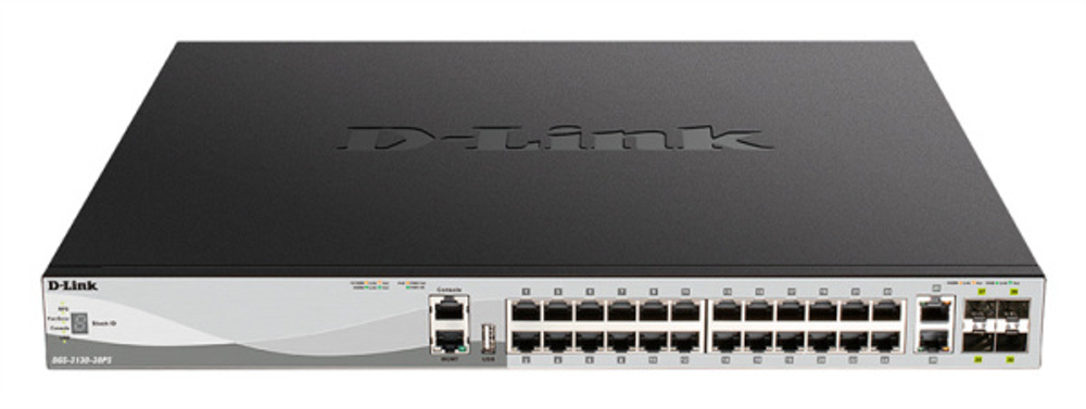 Коммутатор управляемый D-link DGS-3130-30PS/B2A