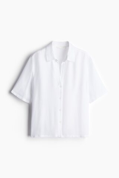 Рубашка из жатой вискозы - H&M