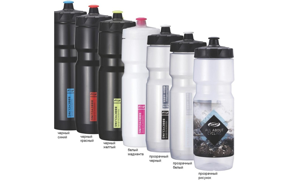 Фляга вело BBB 750ml. CompTank черный/белый