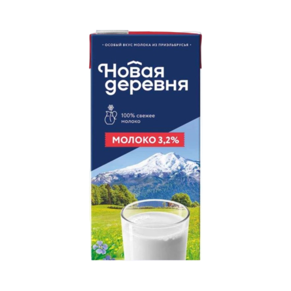 Молоко Новая деревня 3,2% 1л т/пак стерил