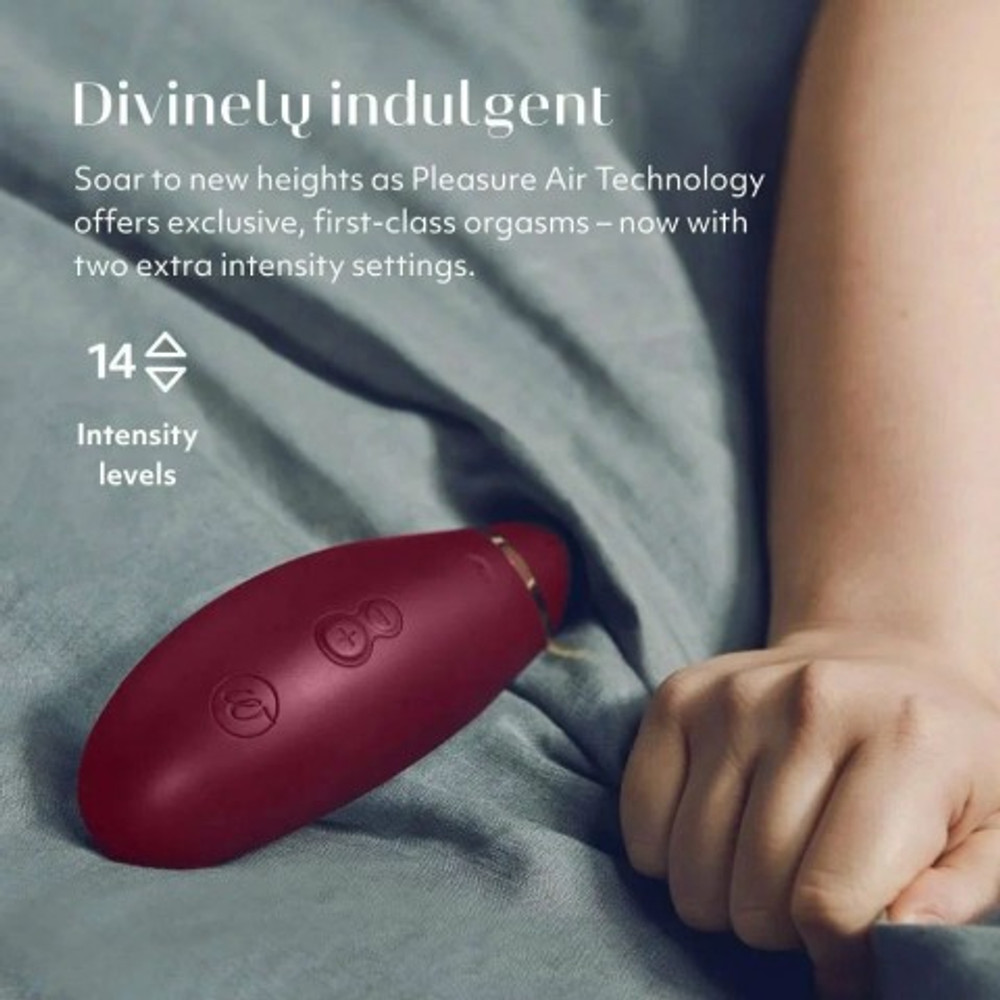 Бесконтактный клиторальный стимулятор Womanizer Premium 2 бордовый