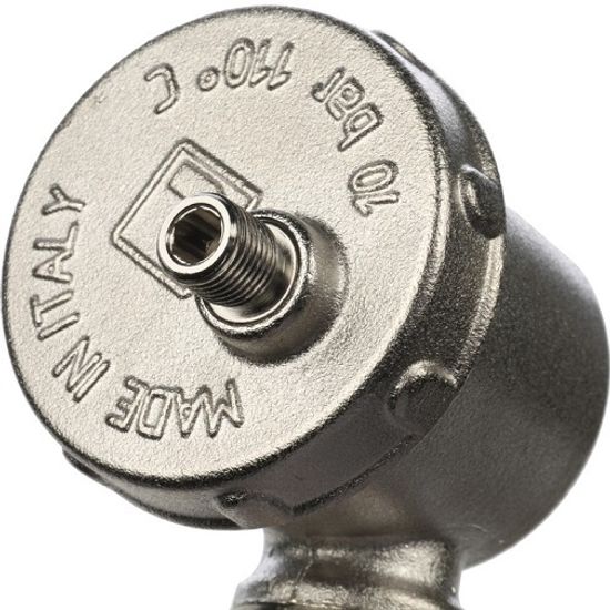 Воздухоотводчик Stout 1/2" автоматический угловой, вертикальный выпуск, никель (SVS-1013-000015)