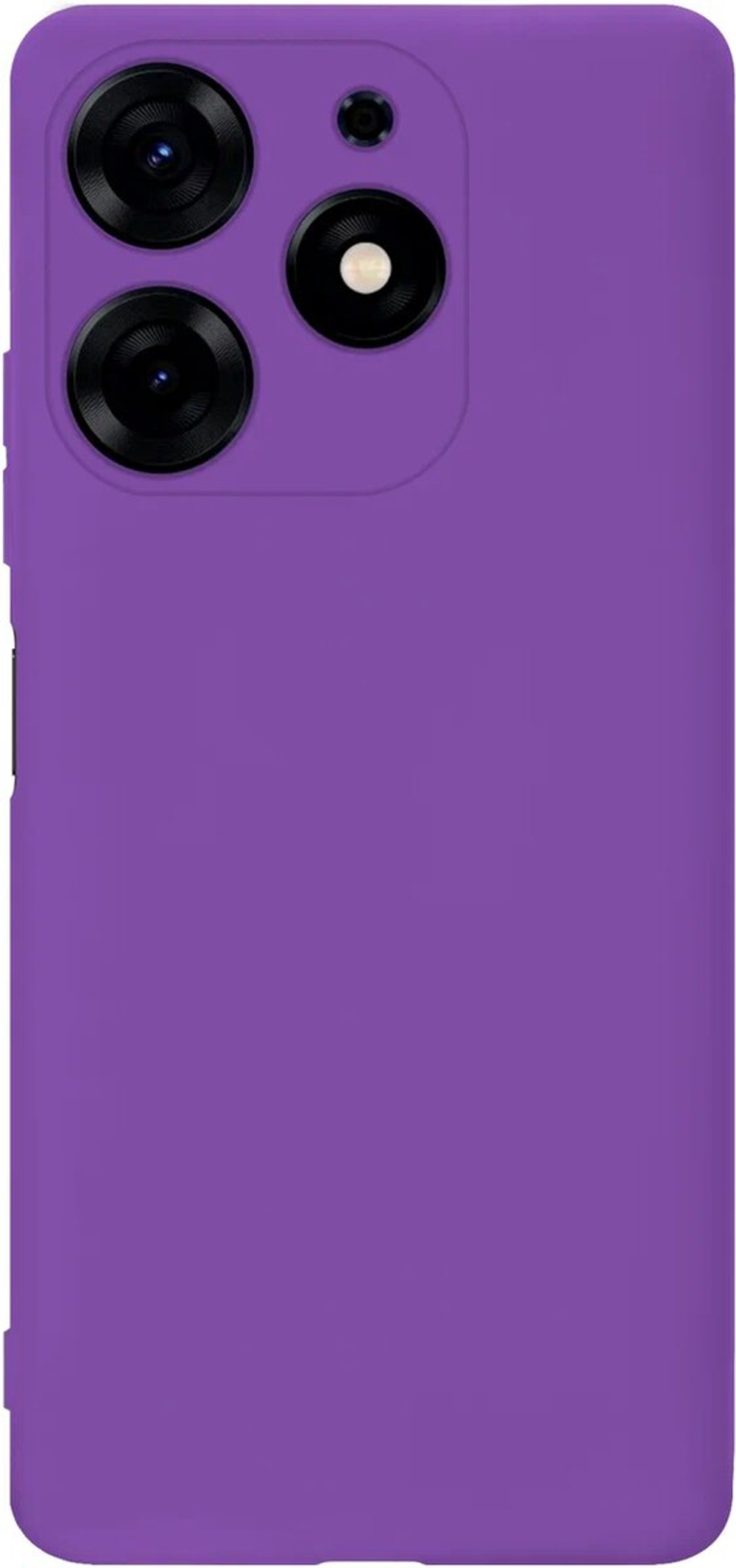 Мягкий Soft Touch чехол из силикона для TECNO SPARK 10 PRO с бархатной подкладкой