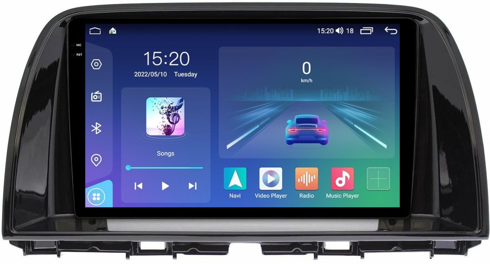 Магнитола для Mazda CX-5 2011-2017 - Parafar PF095LUX1U2K на Android 13, Быстрая, QLED+2K, CarPlay, 4G SIM-слот