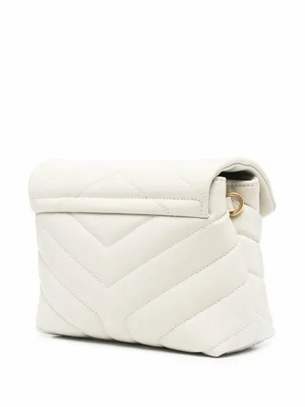 Сумка Saint Laurent Loulou Toy белый