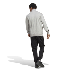 Мужские теннисные Костюмы adidas Sportswear Basic 3-Stripes French Terry Tracksuit Men - Grey, Black