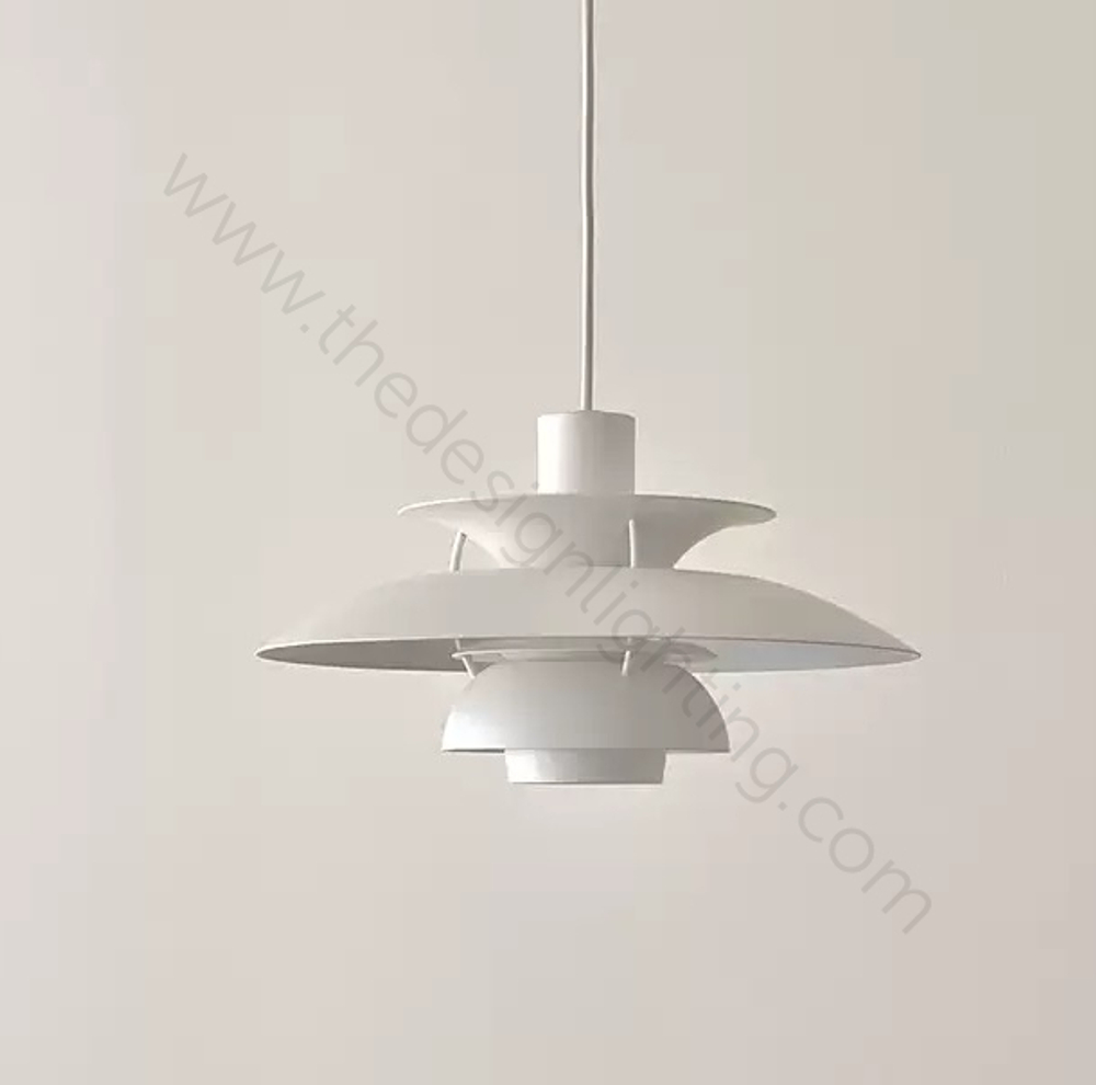 Pendant design lamp PH 5 by Louis Poulsen (White)