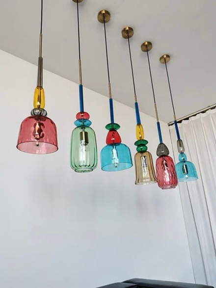 Pendant design lamp Flauti by Giopato & Coombes