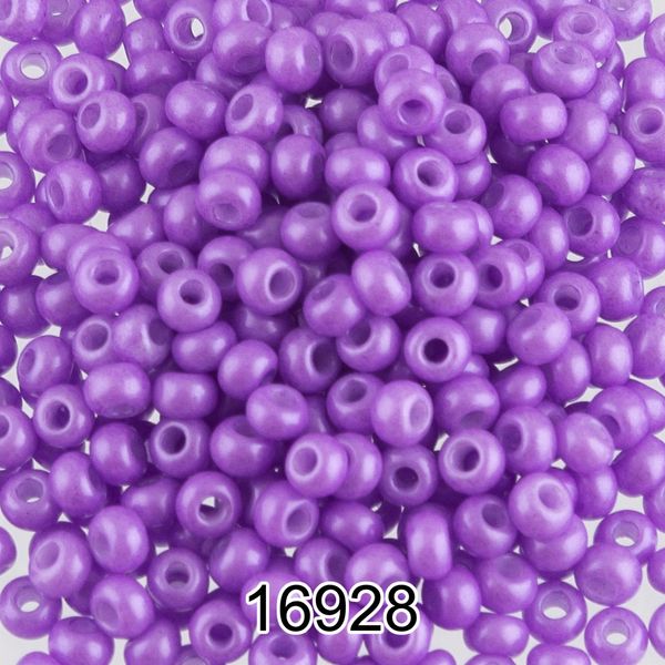 Бисер Preciosa 10/0 (2.3 мм), 500 г, 16928 (Ф309) фиолетовый