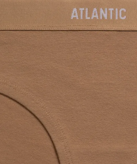 Женские трусы спорт (3шт) Atlantic 3LP-215E, светло-розовый + голубой + бежевый