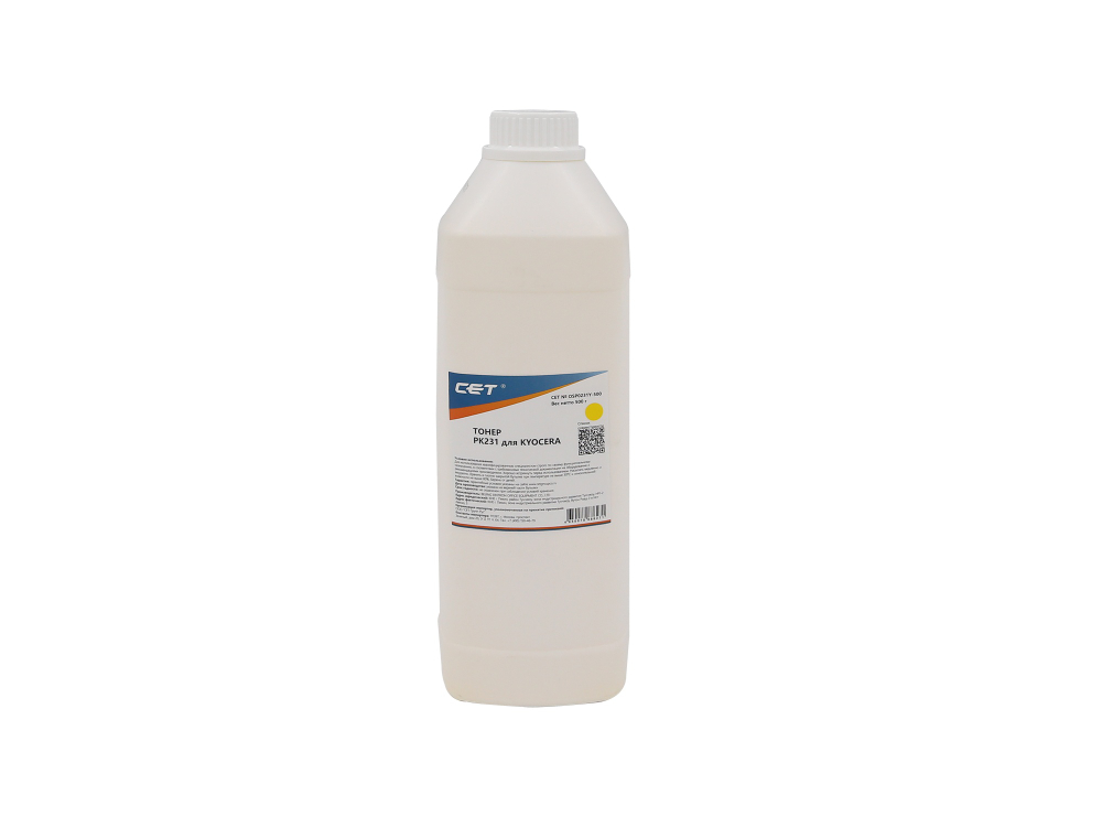 Тонер PK231 для KYOCERA ECOSYS M8124cidn/8130cidn (Japan) Yellow, 500г/бут, (унив.), OSP0231Y-500
