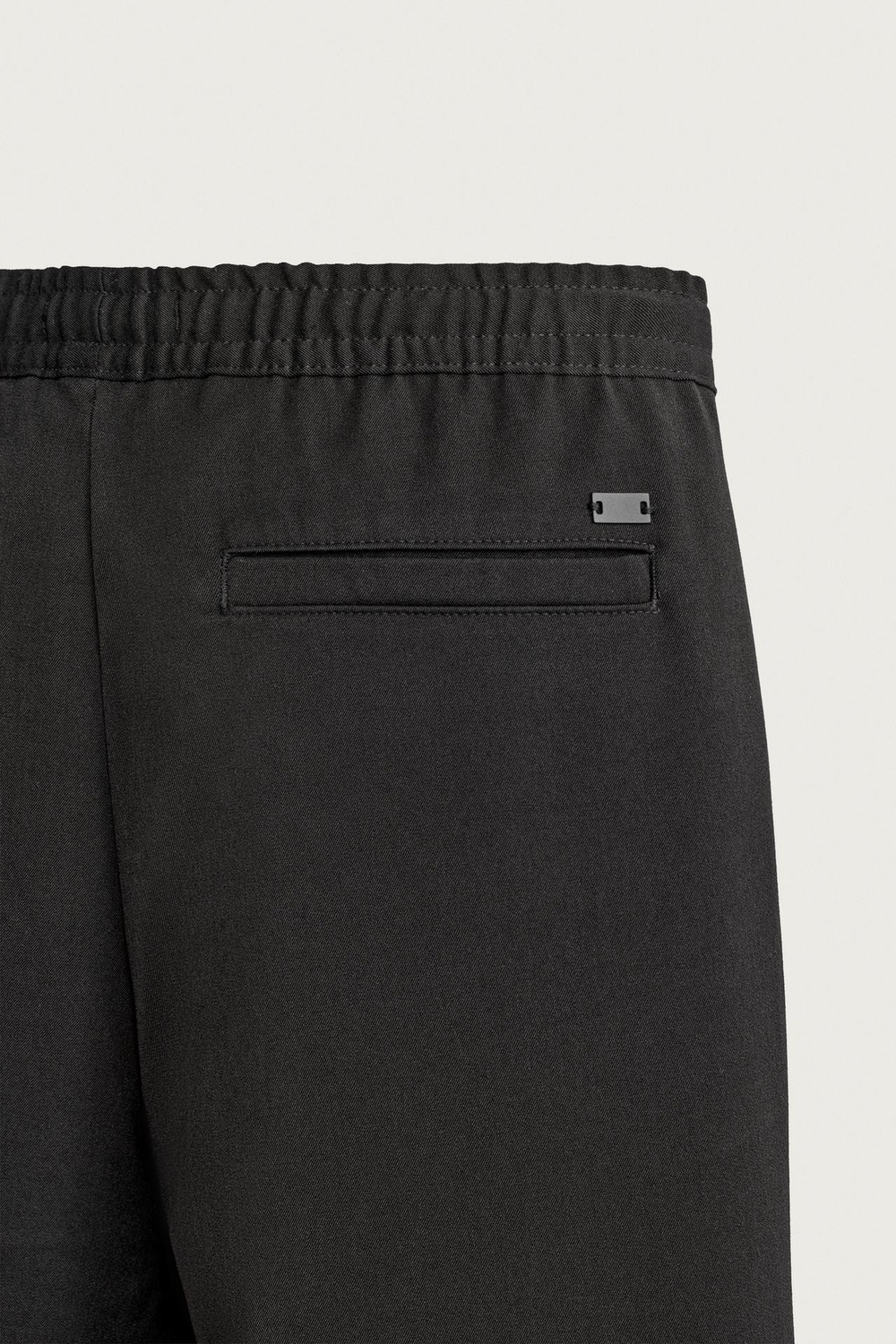 ZARA БРЮКИ COMFORT REGULAR FIT, ЧЕРНЫЙ