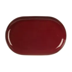 Блюдо овальное 25*16 см h2,4 см Evolution Dark Red P.L. Proff Cuisine [1]
