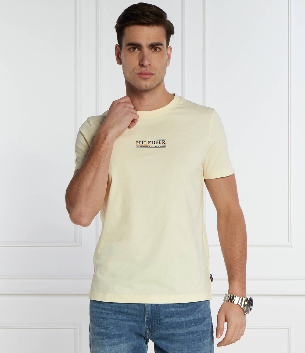 Футболка Tommy Hilfiger - кремовый(MW0MW34387)