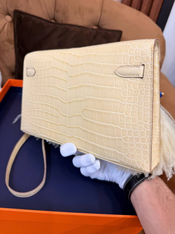 Сумка Hermes Kelly Elan из кожи Porosus