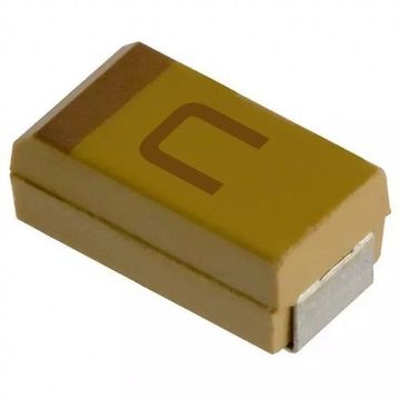 Конденсатор танталовый 10мкФ 25в / CASE C