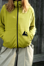 Худи Called a Garment Grid-Tex Hoodie "Golden Olive"
