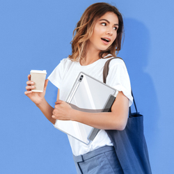 Чехол книжка черного цвета от Dux Ducis для Samsung Galaxy Tab S9 Ultra, Tab S10 Ultra и Tab S8 Ultra, серия Unid Series Case, с держателем стилуса и функцией автоматического перехода в спящий режим