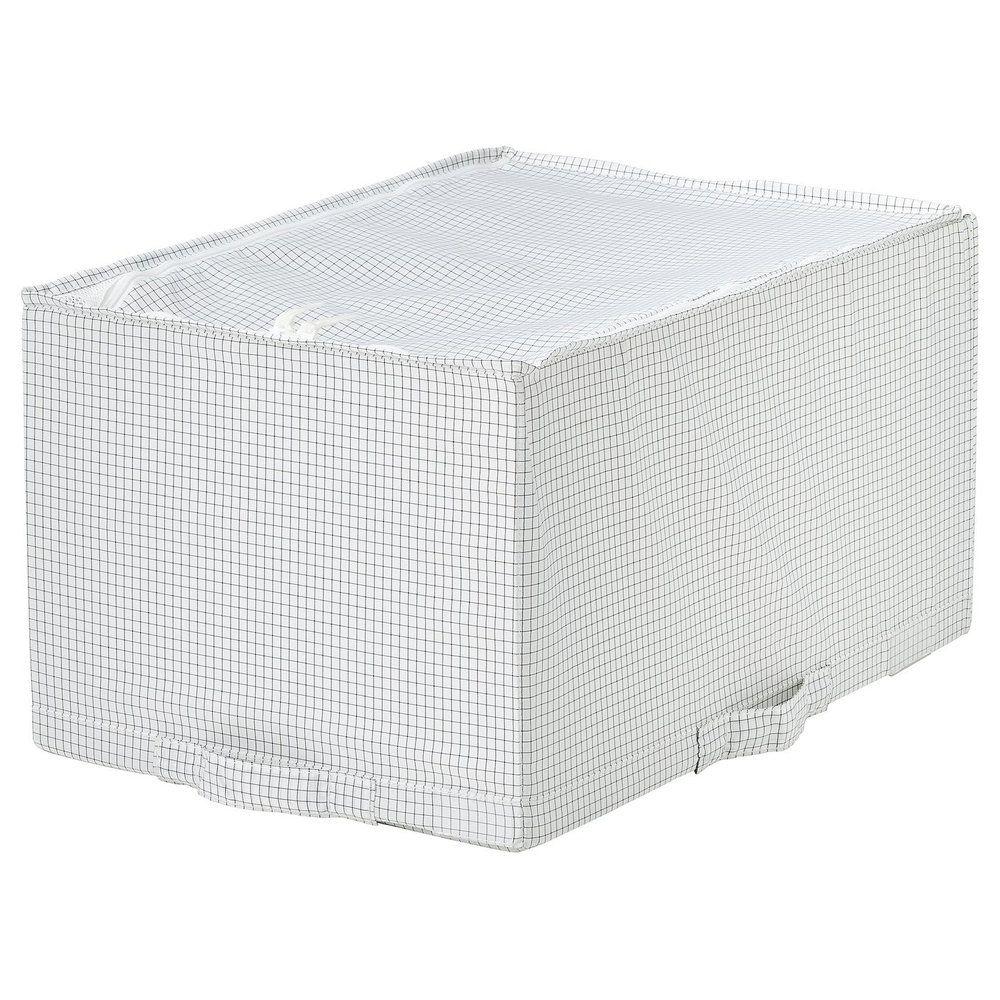 IKEA STUK  (ИКЕА СТУК)  -  Сумка для хранения - белый/черный 34x51x28 см