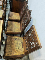 Старинные стулья с ротангом 6 шт