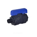 Кран шаровой компрессионный ПЭ Ду 20 3/4"x1" НР/ВР Ру16 VALFEX 1210020034100