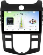 Магнитола для KIA Cerato 2 2008-2013 (климат, рамка черная) - Teyes CC4L монитор 9" IPS, Android 14, Быстрая, Snapdragon 662, CarPlay, 4G SIM-слот