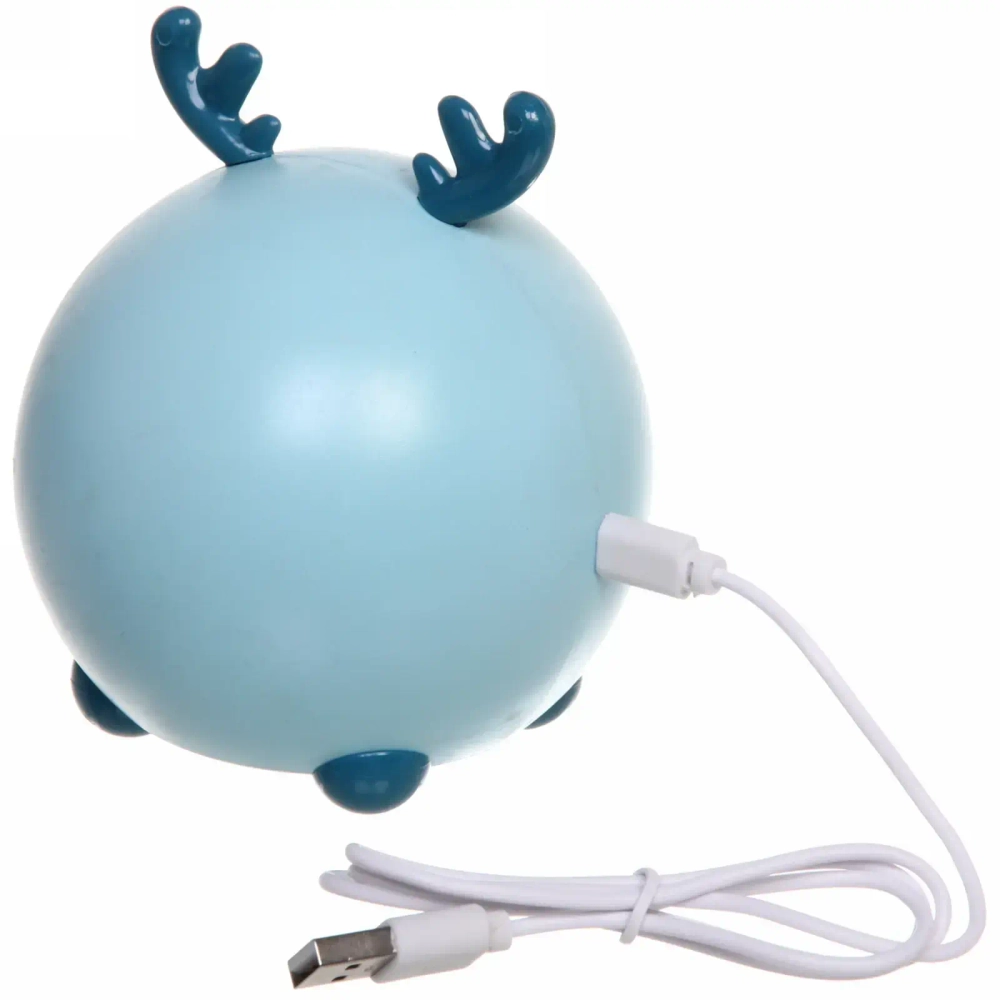 Светильник «Marmalade-Cute deer» LED цвет голубой USB