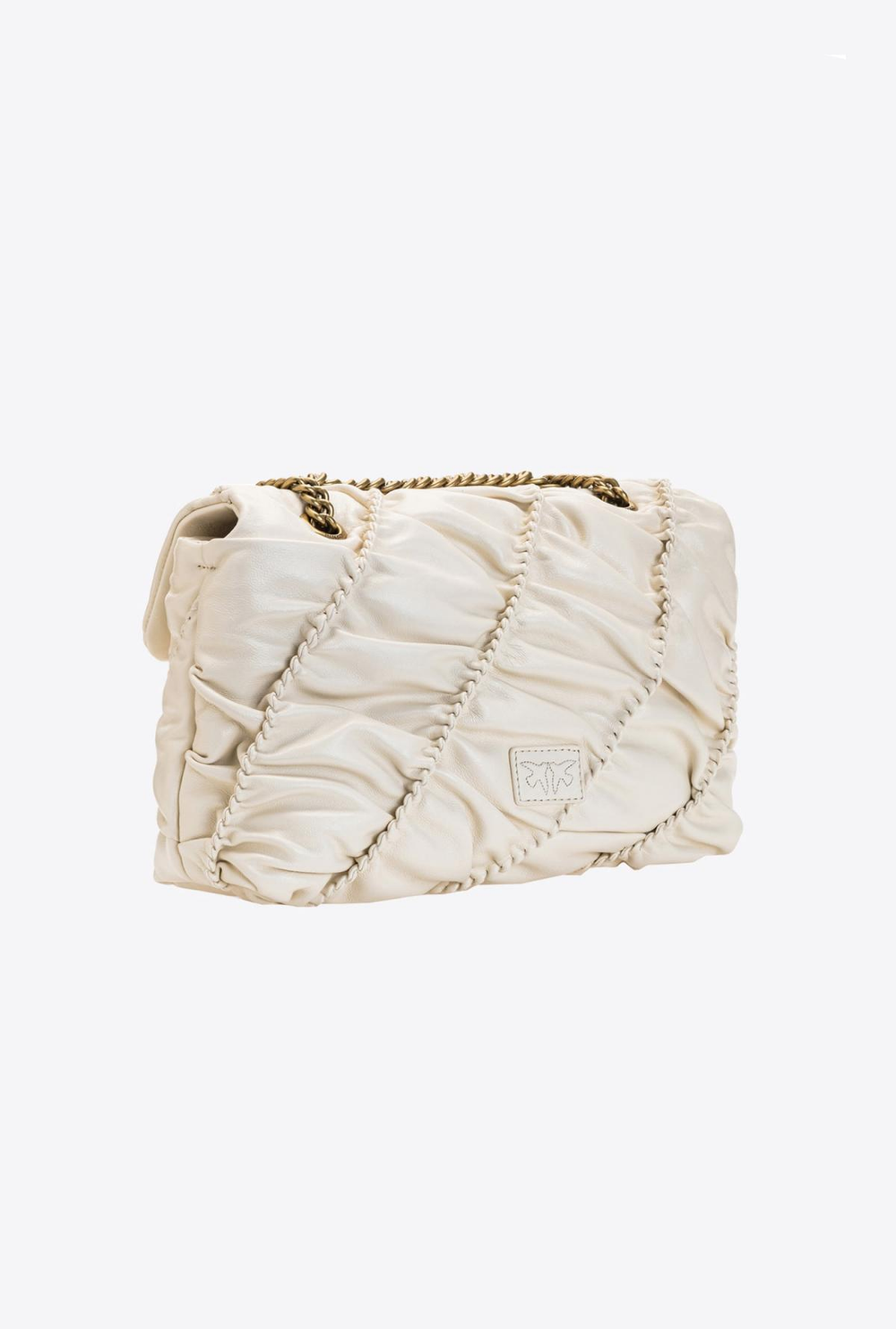 MINI LOVE BAG PUFF RUFFLE – white
